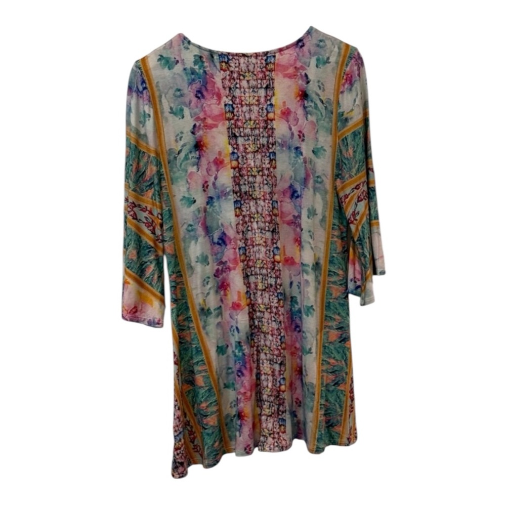 Soft Surroundings Multicolored Patterned Tunic - image 2